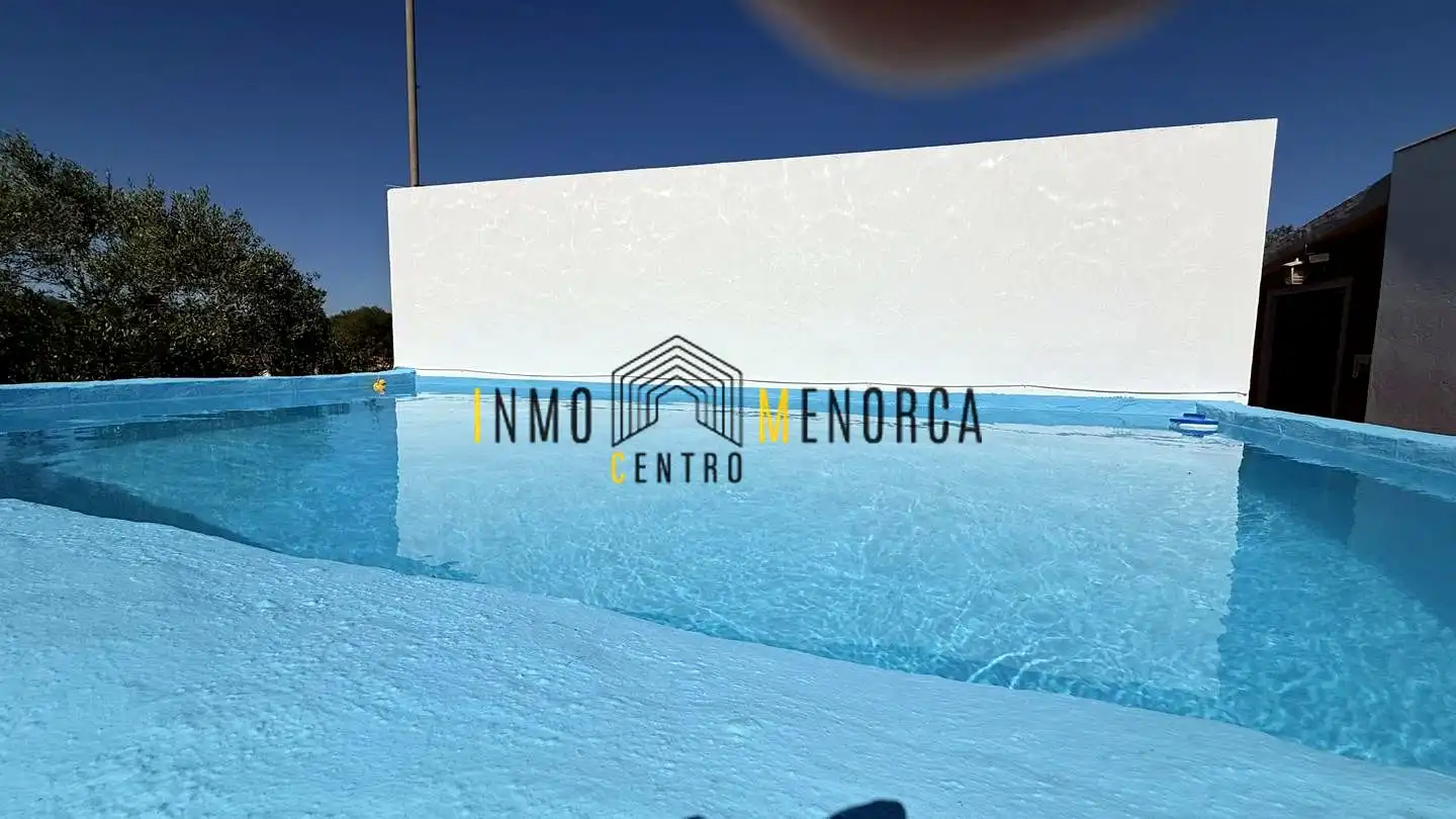 Piscina de Finca rústica en venta en Sant Lluís con Aire acondicionado, Jardín privado y Terraza