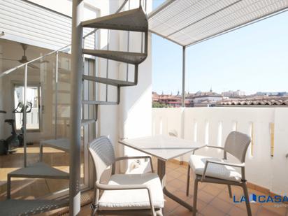 Balcony of Attic for sale in  Madrid Capital  with Air Conditioner, Heating and Terrace