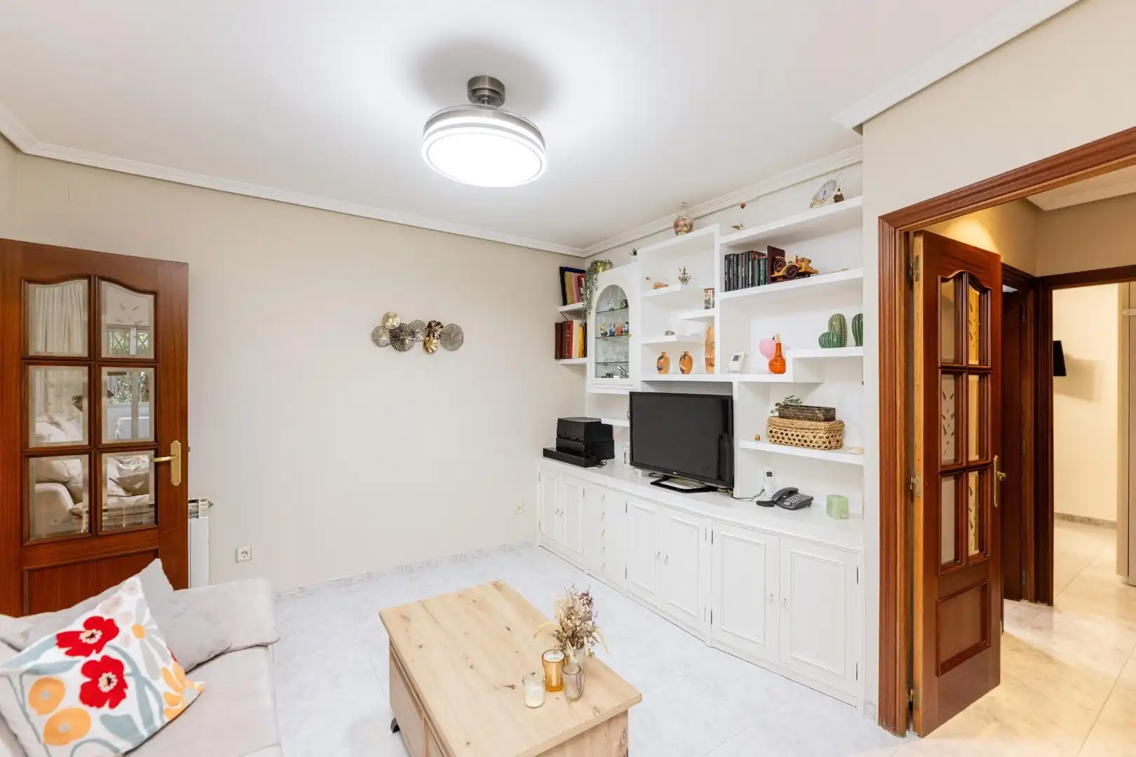 Sala de estar de Piso en venta en Collado Villalba con Calefacción, Jardín privado y Terraza