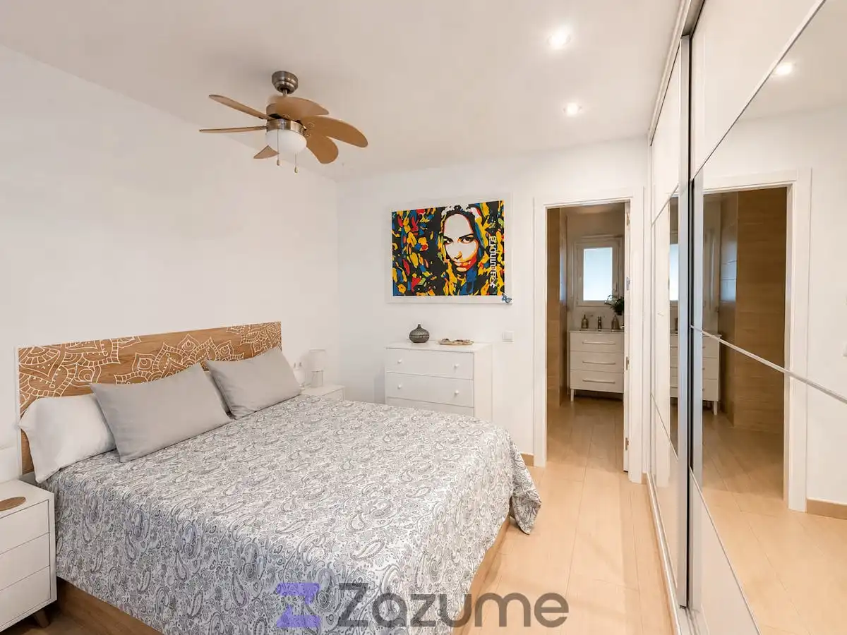 Bedroom of Flat for rent in Benalmádena  with Air Conditioner, Heating and Furnished