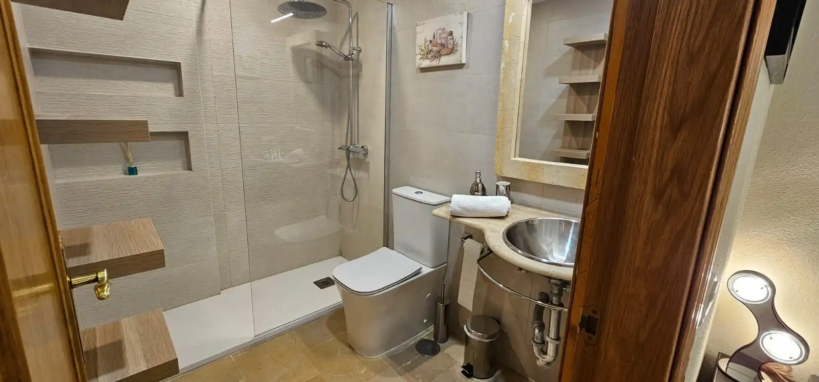 Badezimmer von Wohnung zur Miete in Marbella mit Privatgarten, Terrasse und Möbliert