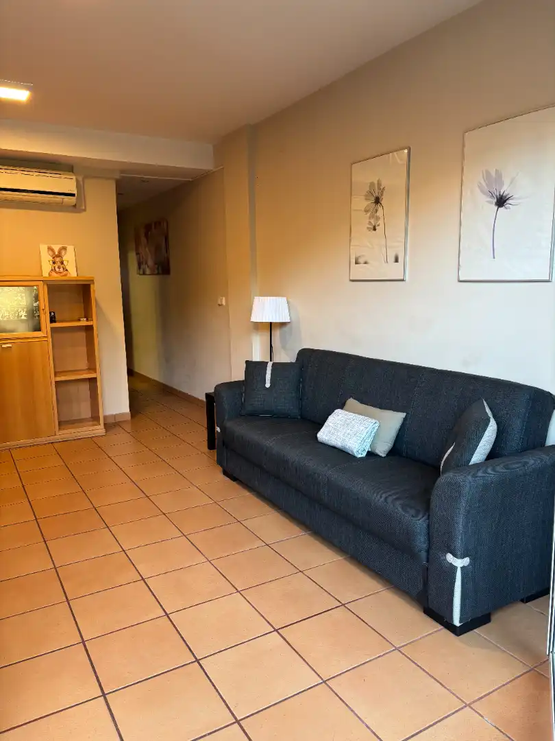 Sala de estar de Apartamento de alquiler en L'Alfàs del Pi con Aire acondicionado, Calefacción y Terraza