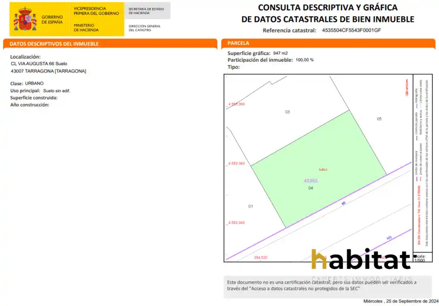 Residencial en venta en Tarragona