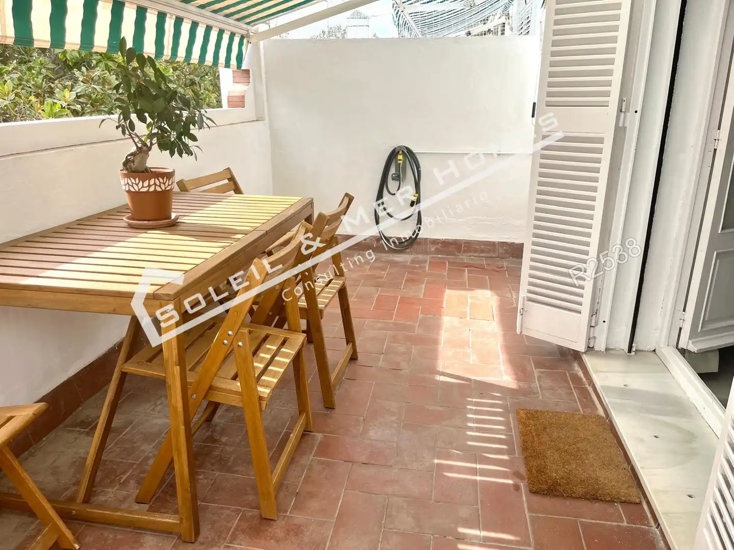 Terrasse von Maisonette zur Miete in El Puerto de Santa María mit Möbliert