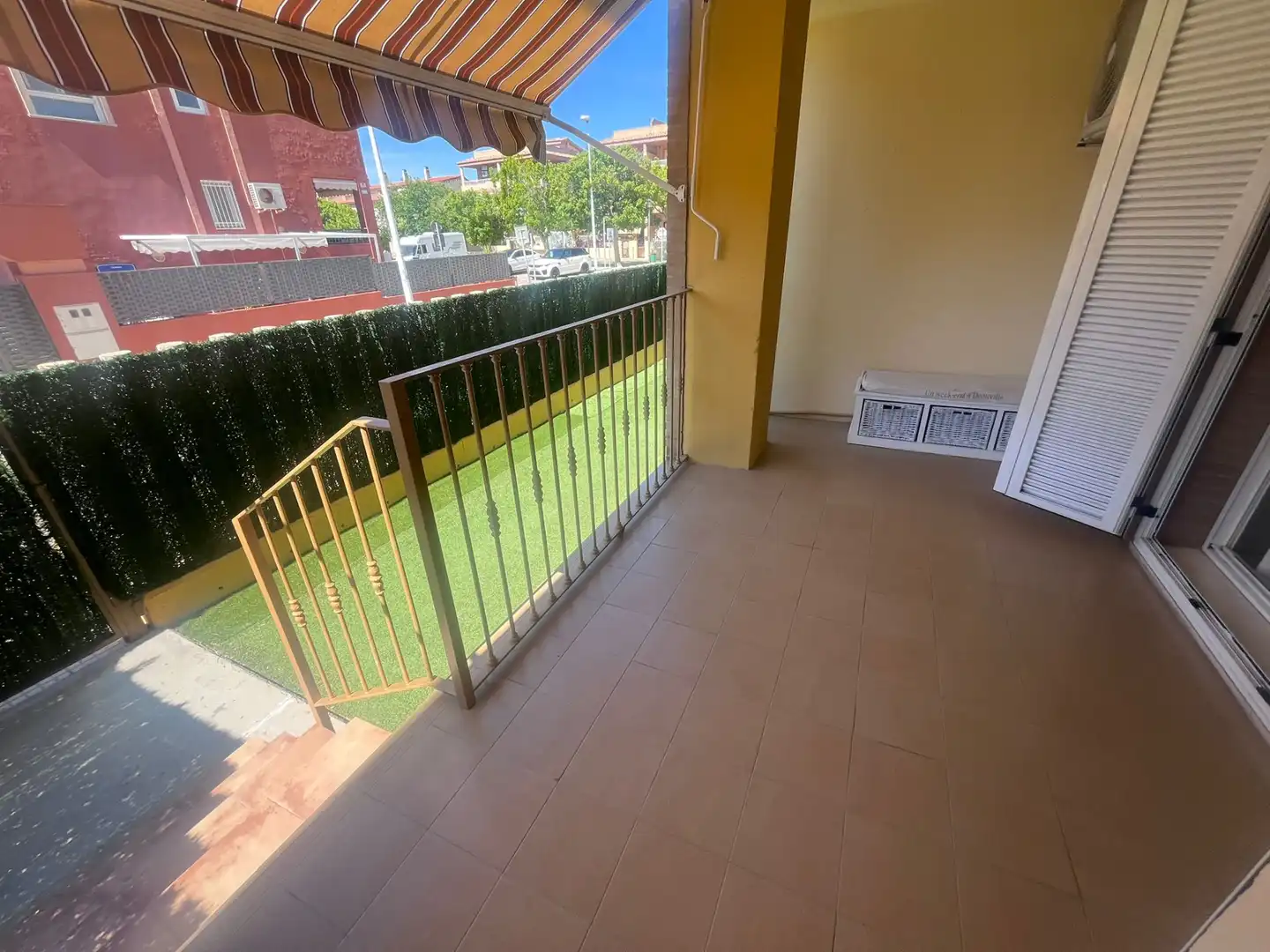 Terrasse von Wohnung zur Miete in Puçol mit Klimaanlage, Heizung und Privatgarten