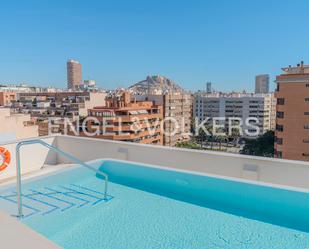 Piscina de Pis de lloguer en Alicante / Alacant amb Aire condicionat, Calefacció i Moblat