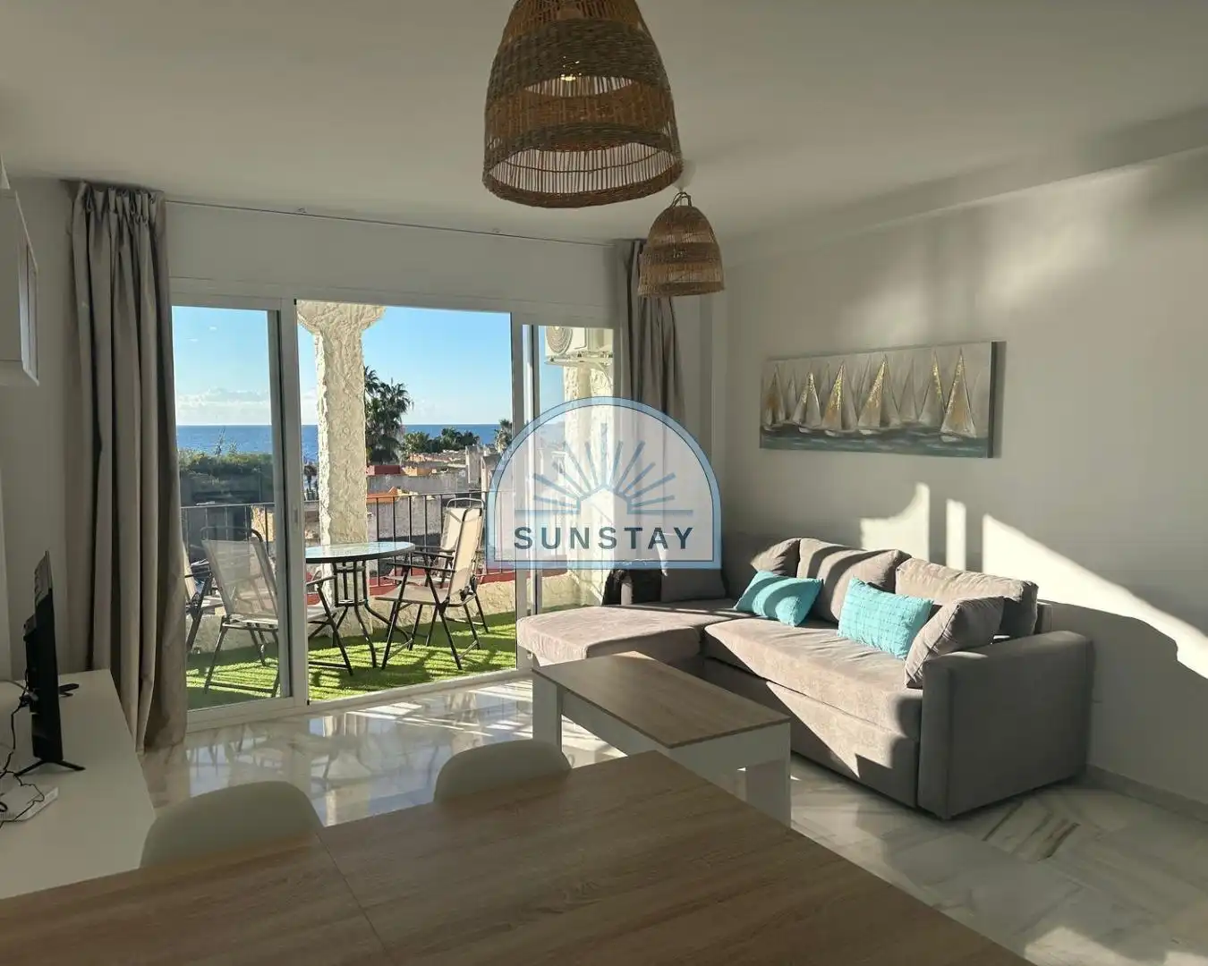 Exterior view of Flat for rent in Nerja  with Air Conditioner, Private garden and Terrace