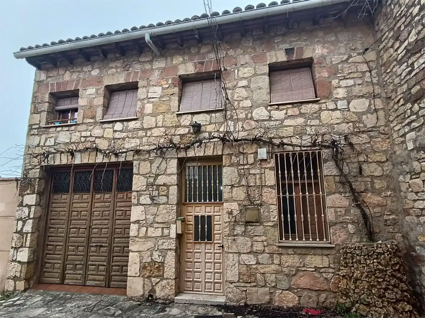 Vista exterior de Casa adosada en venda en Sigüenza
