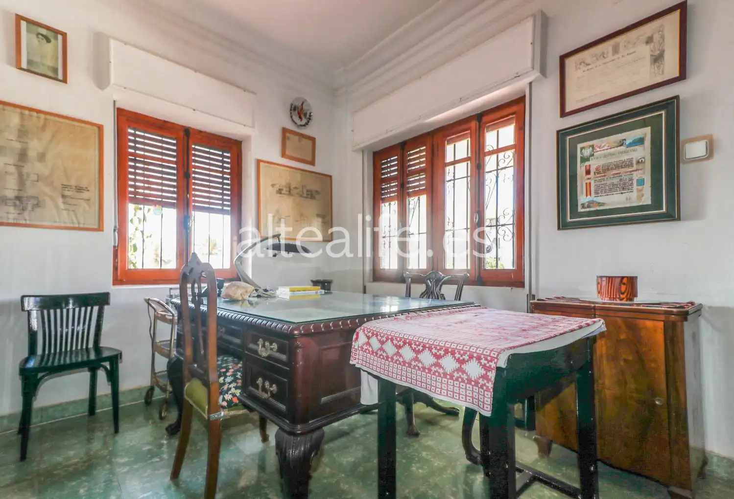 Dining room of Houses for sale in Altea  with Air Conditioner, Terrace and Swimming Pool