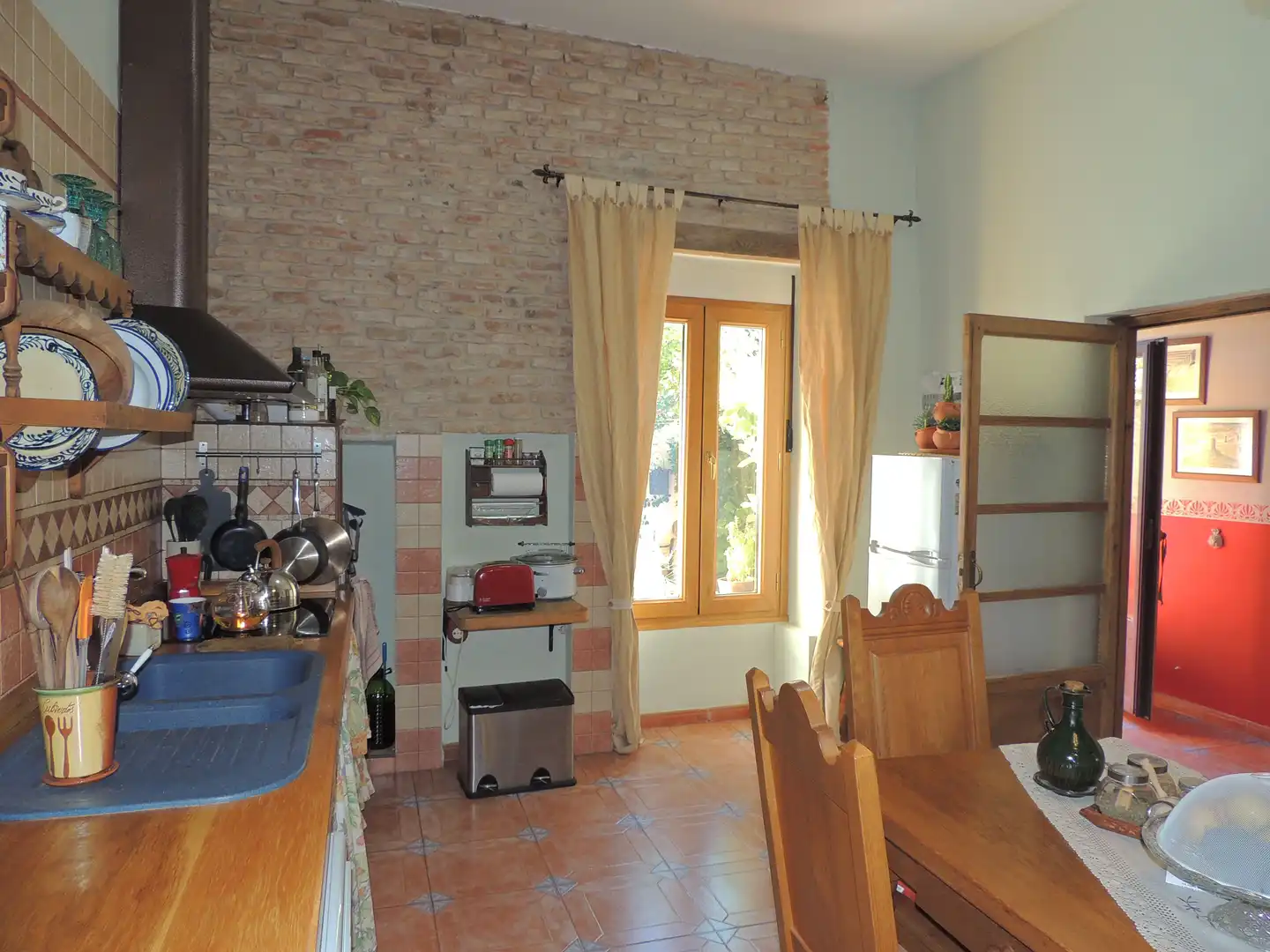 Cocina de Casa adosada en venta en Yunquera de Henares con Terraza y Balcón