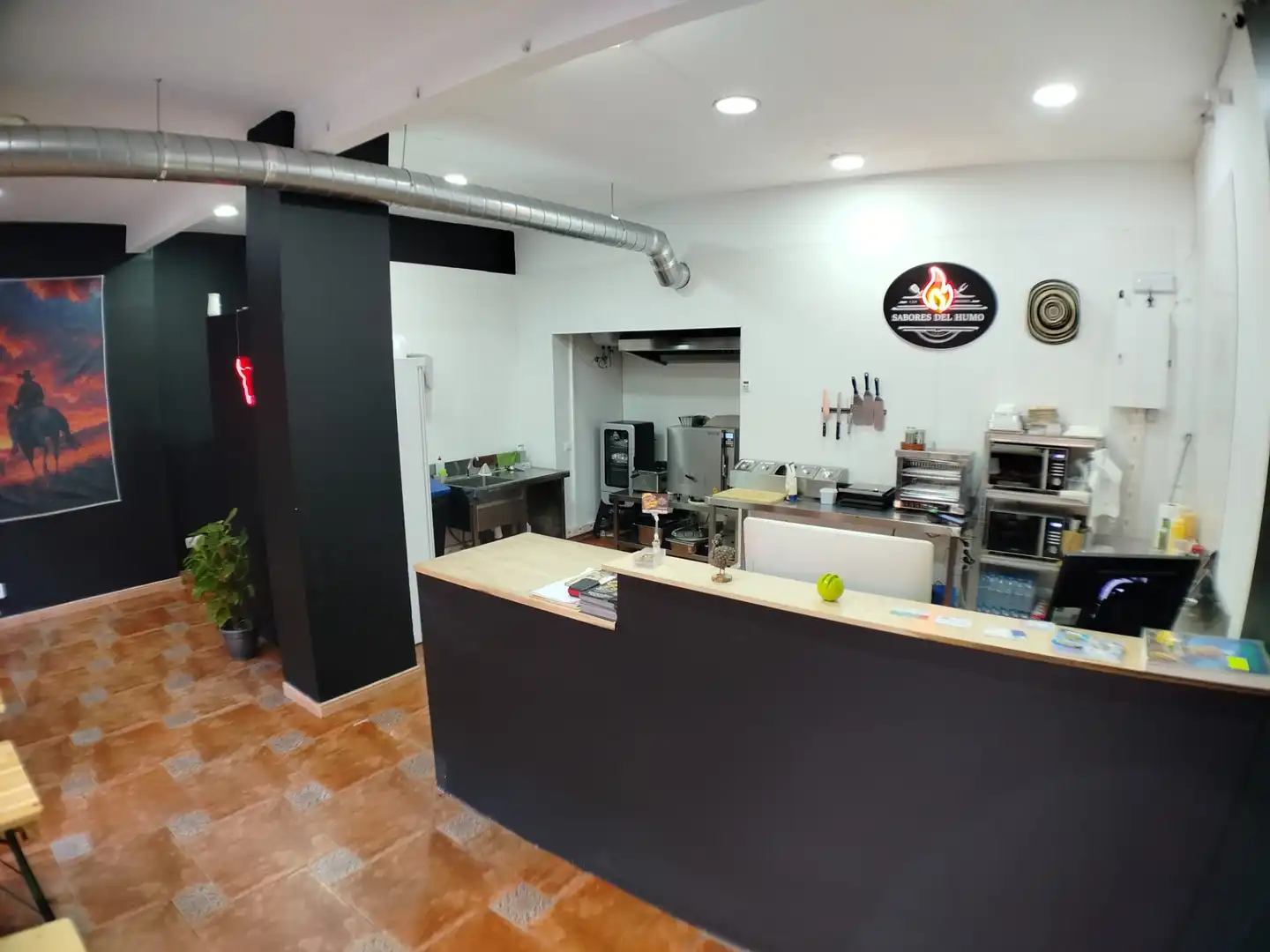 Cocina de Local en traspaso en Parla con Aire acondicionado, Calefacción y Amueblado