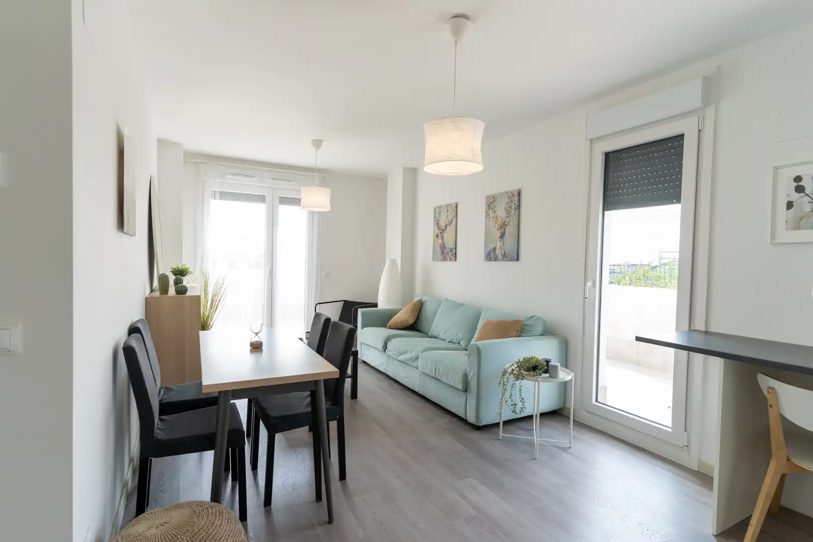 Wohnzimmer von Wohnung zur Miete in Colmenar Viejo mit Haustiere erlaubt