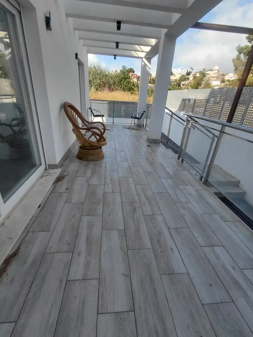 Terrassa de Casa o xalet en venda en La Nucia amb Aire condicionat, Jardí privat i Traster