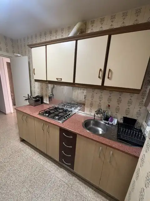 Kitchen of Flat for rent in Granada  with Heating, Furnished and Balcony