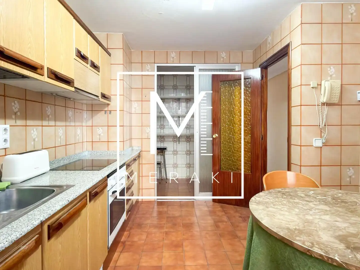 Küche von Wohnung zum Verkauf in Albacete mit Heizung, Terrasse und Abstellraum