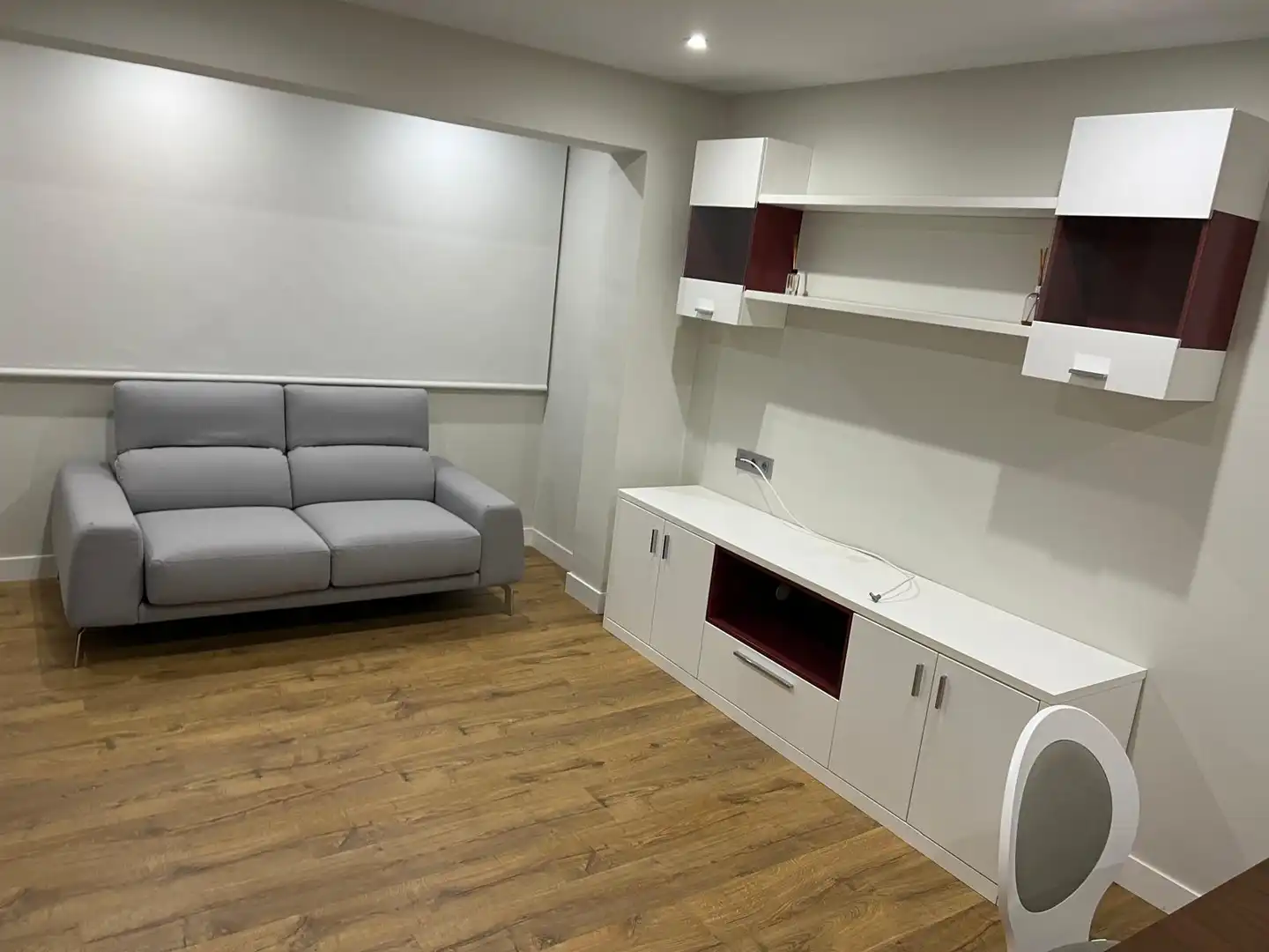 Sala de estar de Piso en venta en A Coruña Capital  con Amueblado y Horno
