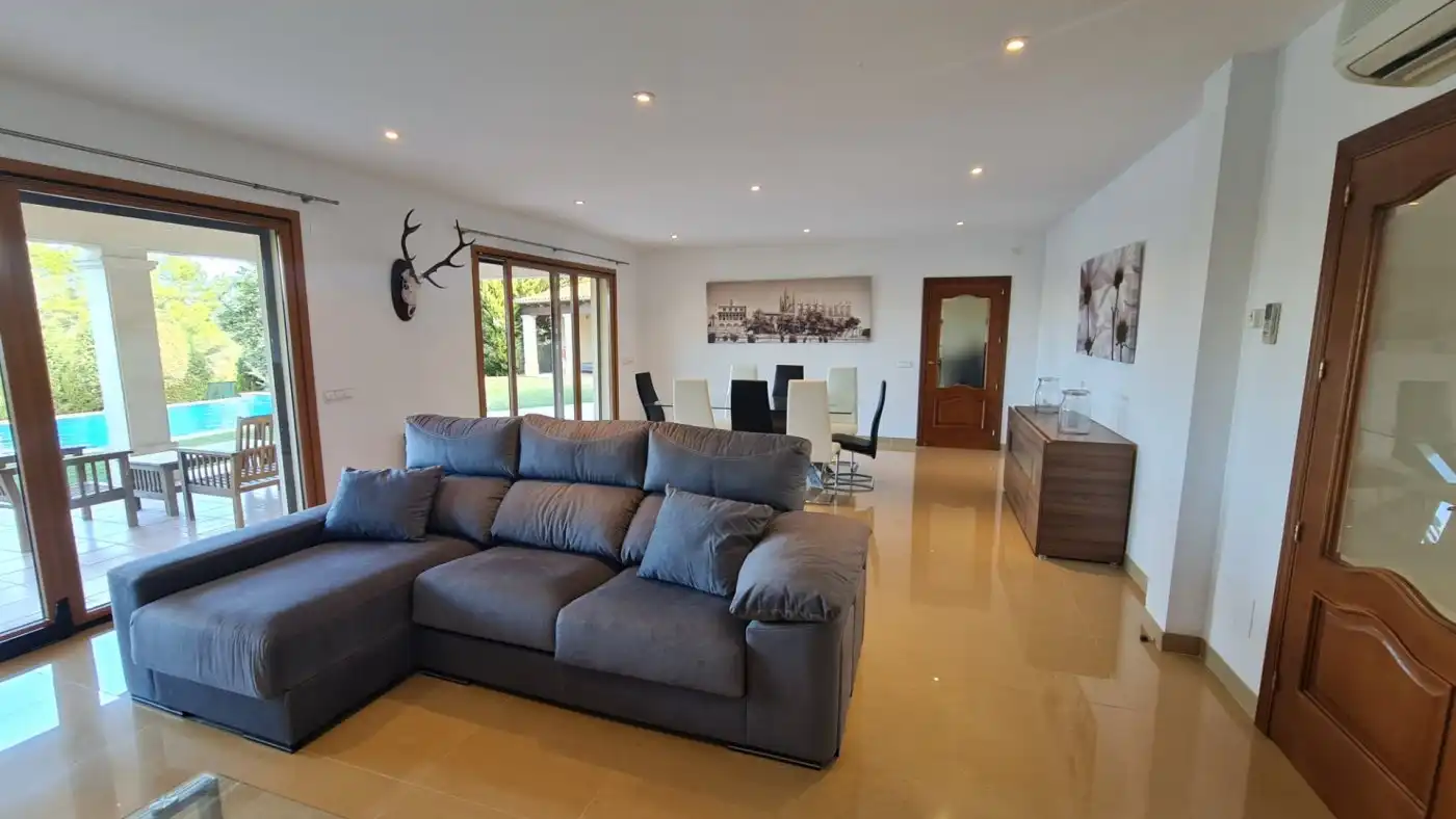 Living room of Houses for sale in Calvià  with Heating, Private garden and Terrace