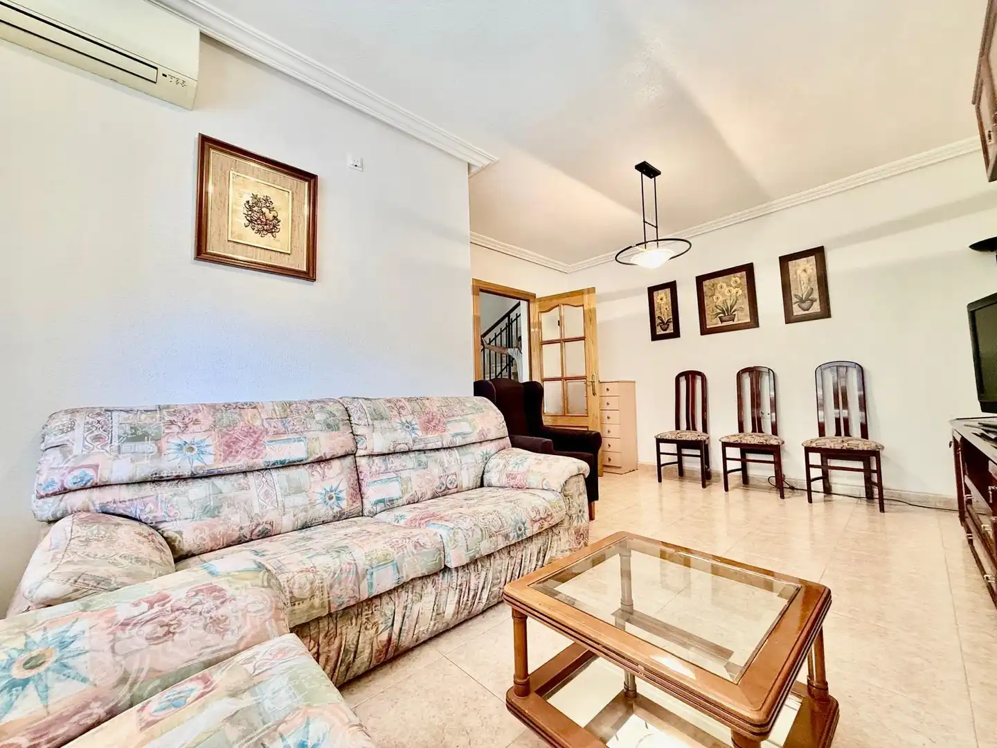Living room of Detached homes for sale in San Pedro del Pinatar  with Air Conditioner, Private garden and Terrace