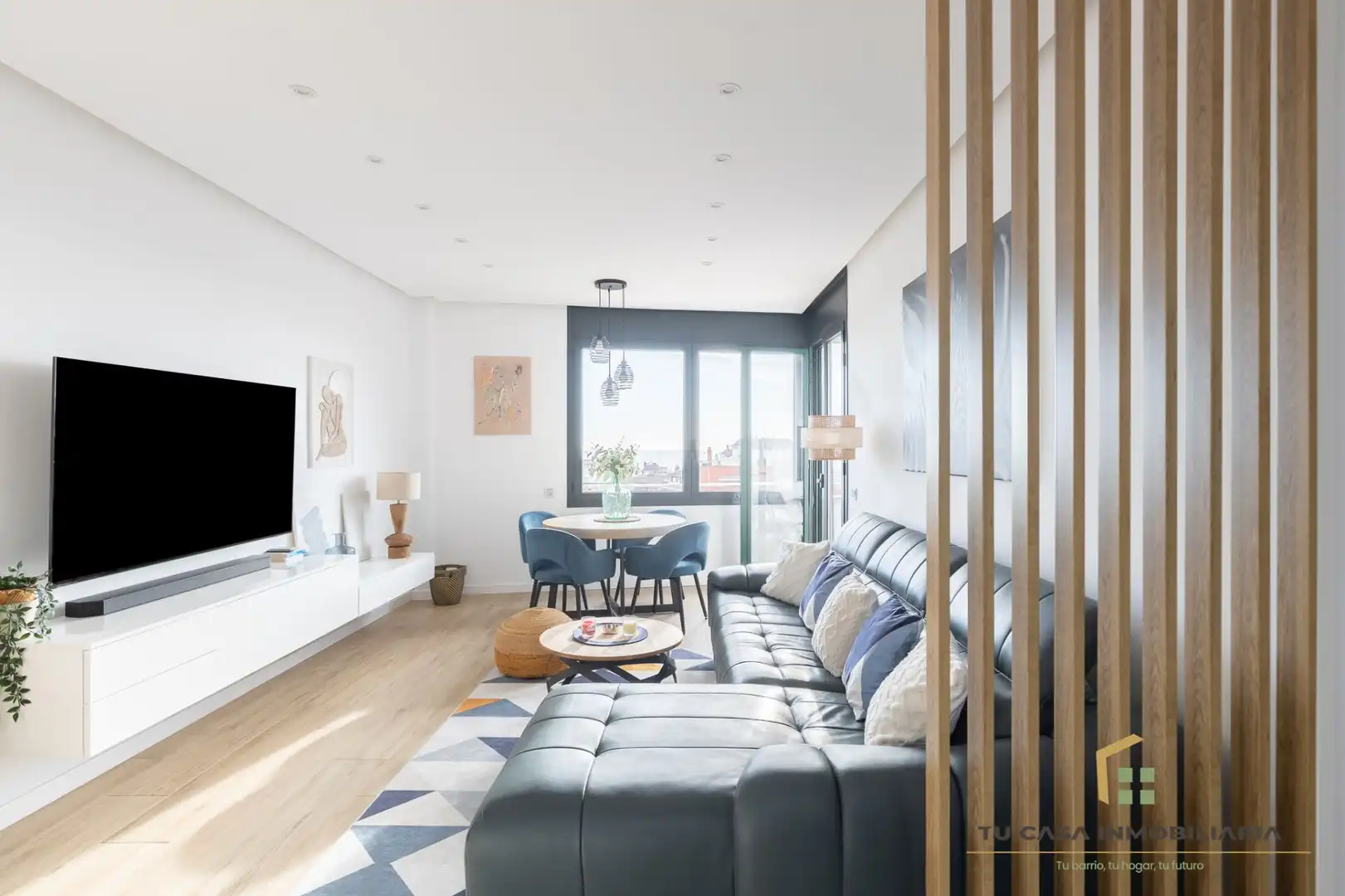 Sala de estar de Piso en venta en Badalona con Aire acondicionado y Calefacción