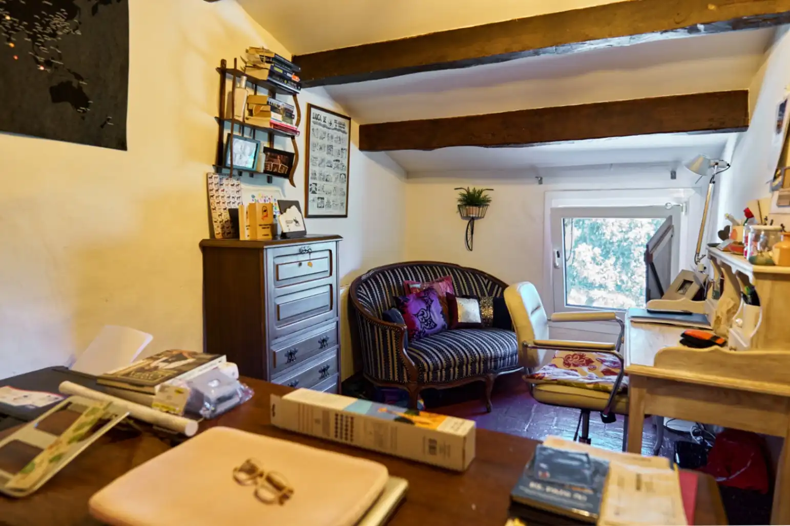 Living room of Country homes for sale in Santa Eulàlia de Ronçana  with Air Conditioner and Swimming Pool