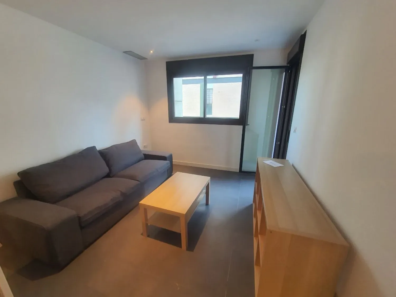 Sala d'estar de Apartament de lloguer en  Murcia Capital amb Aire condicionat, Calefacció i Moblat