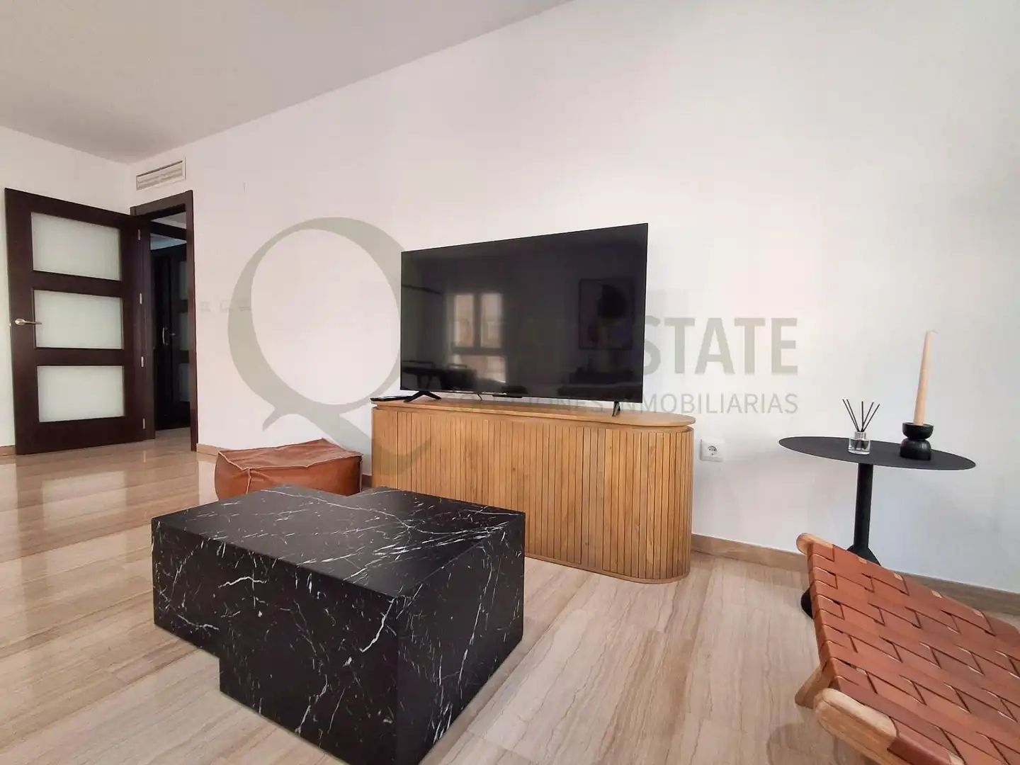 Living room of Flat for rent in Alicante / Alacant  with Heating, Terrace and Furnished
