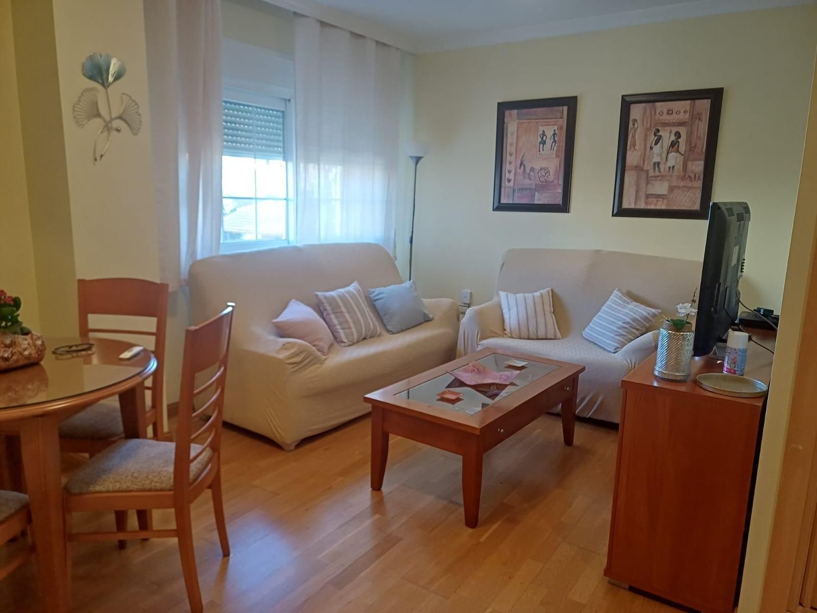 Sala d'estar de Apartament de lloguer en Málaga Capital amb Aire condicionat i Calefacció