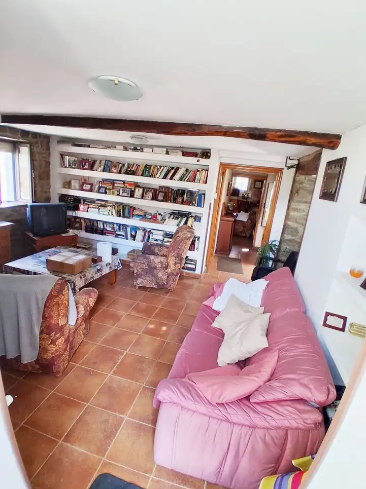 Living room of Houses for sale in Mieres (Asturias)  with Heating, Terrace and Storage room
