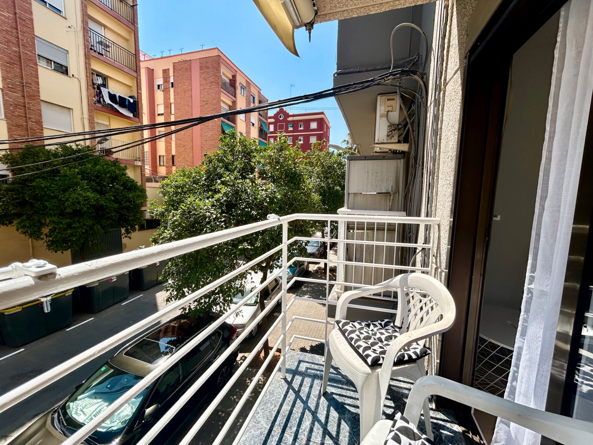 Balcony of Flat to rent in  Valencia Capital  with Terrace, Furnished and Balcony