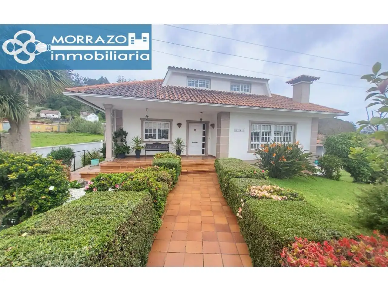 Vista exterior de Casa o chalet en venta en Marín con Calefacción, Jardín privado y Amueblado