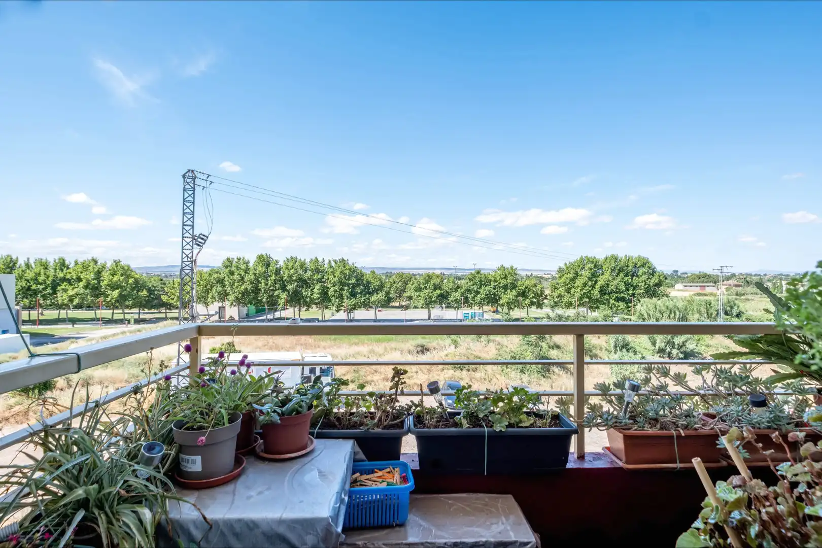 Balcony of Flat for sale in Utebo  with Air Conditioner, Heating and Balcony
