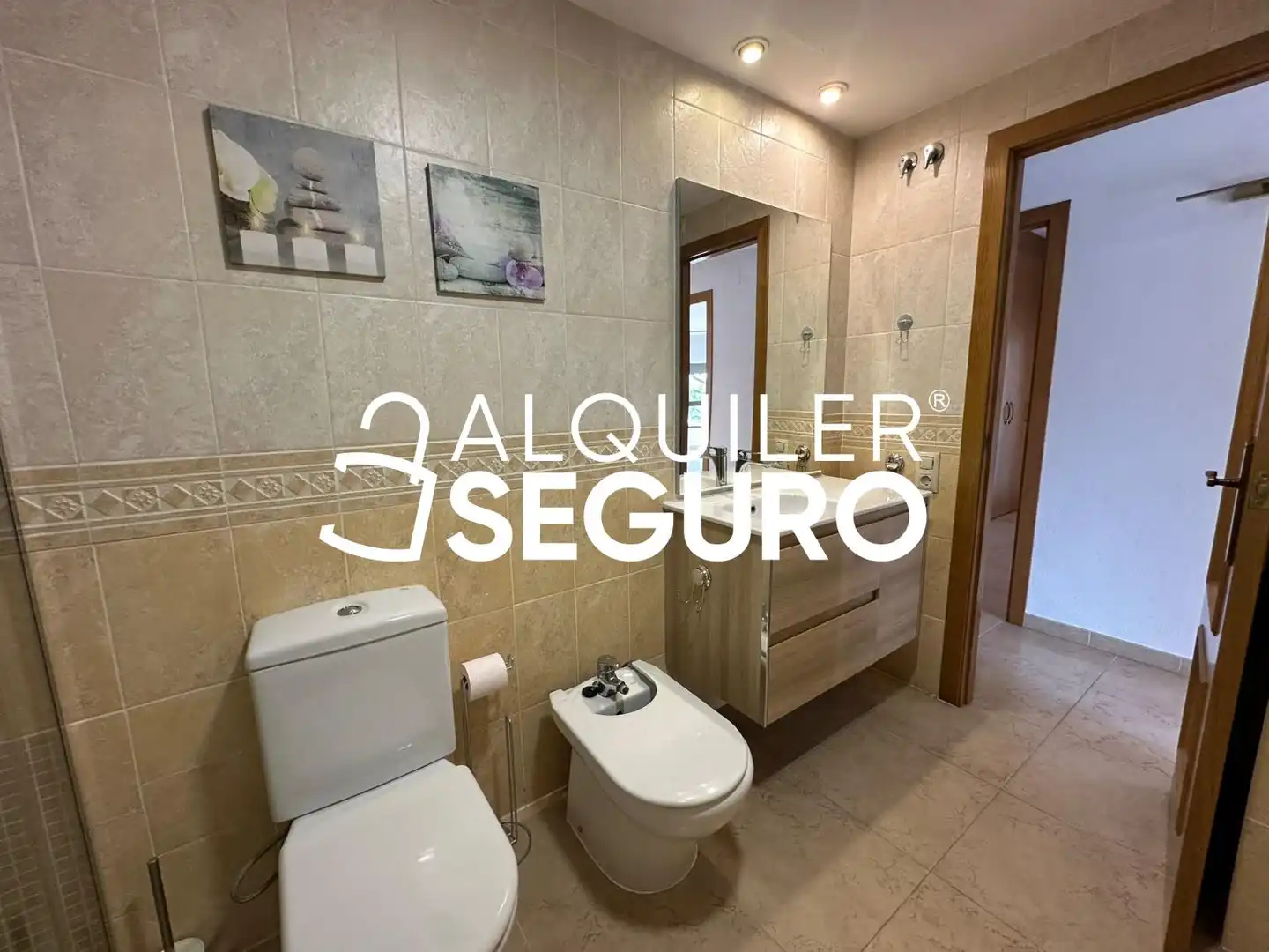 Badezimmer von Wohnung zur Miete in L'Eliana mit Klimaanlage