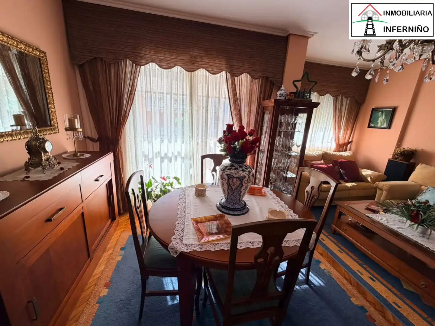 Dining room of Flat for sale in A Malata - Catabois - Ciudad Jardín
