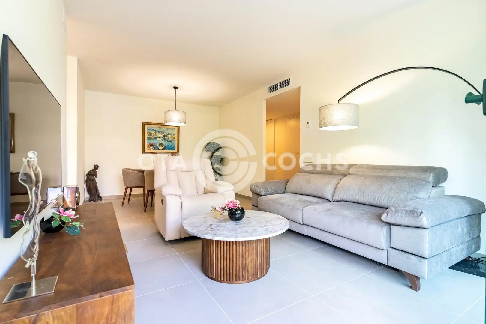 Living room of Flat for sale in Cambrils  with Heating, Balcony and Community pool