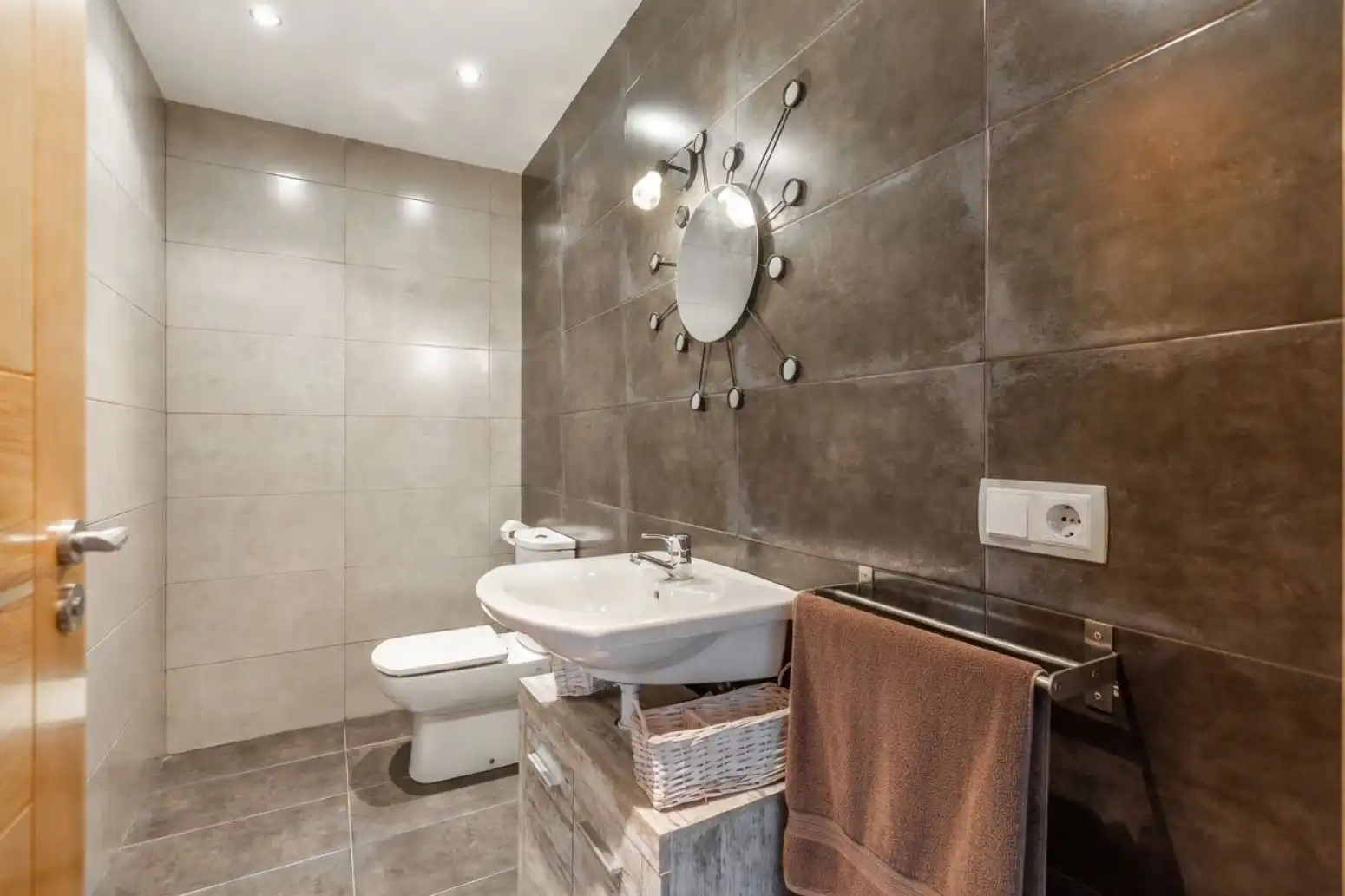 Baño de Casa o chalet en venta en Aibar / Oibar con Aire acondicionado, Calefacción y Jardín privado
