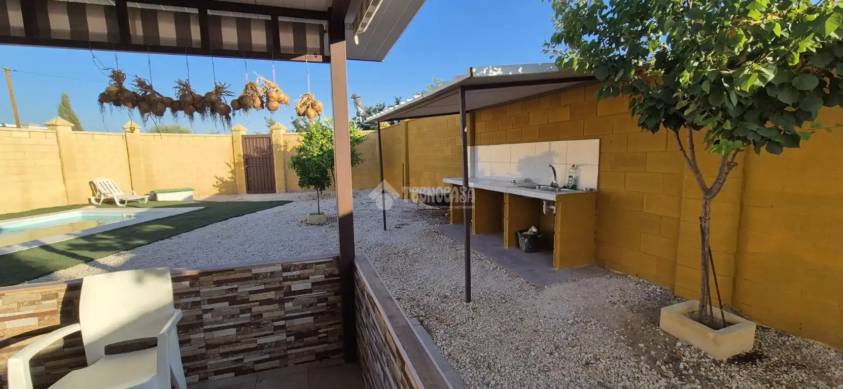 Terraza de Finca rústica en venta en Dos Hermanas con Aire acondicionado y Trastero
