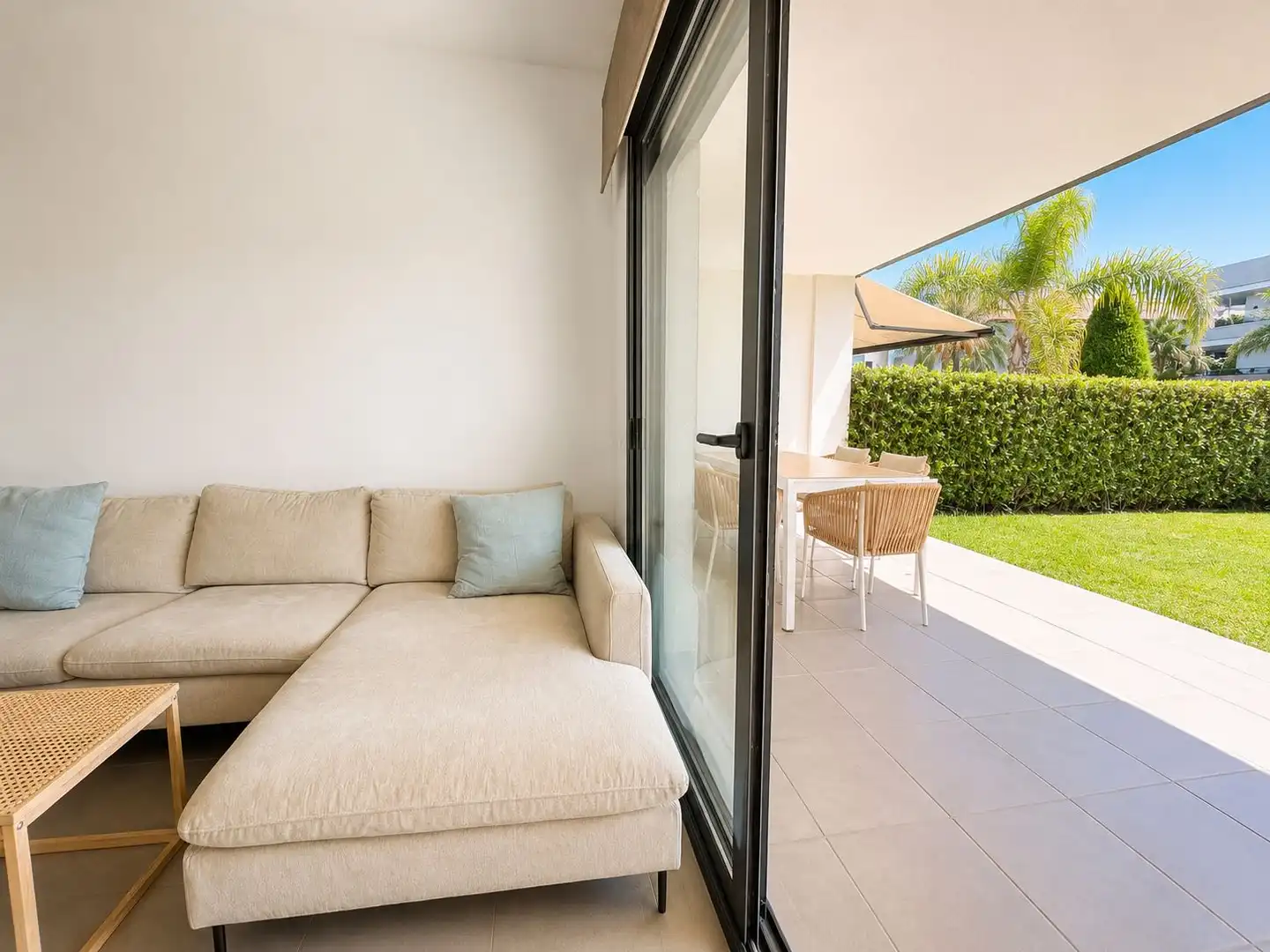 Terrace of Apartments for rent in Jávea / Xàbia  with Air Conditioner, Private garden and Terrace