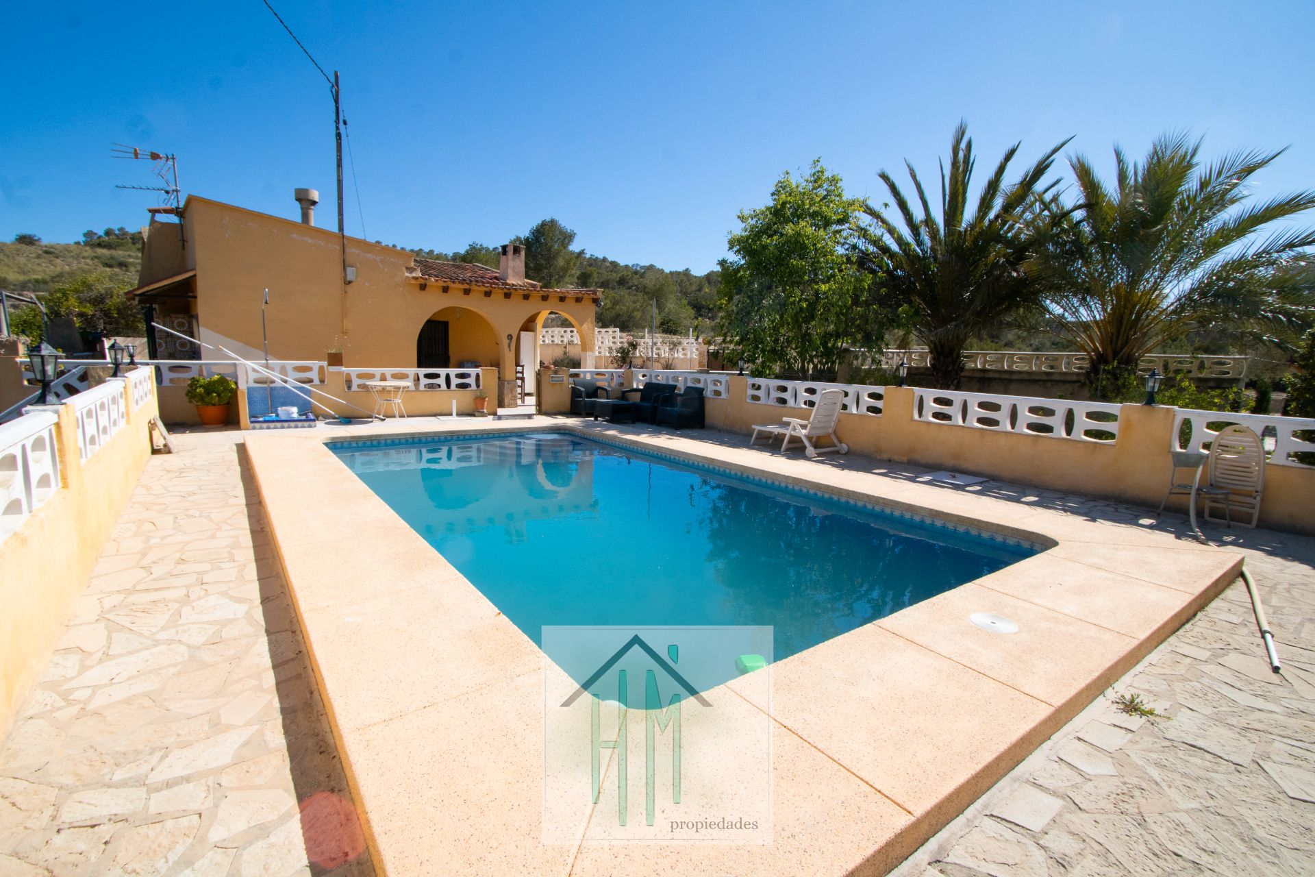 Piscina de Casa o xalet en venda en Villajoyosa / La Vila Joiosa amb Jardí privat, Piscina i Moblat