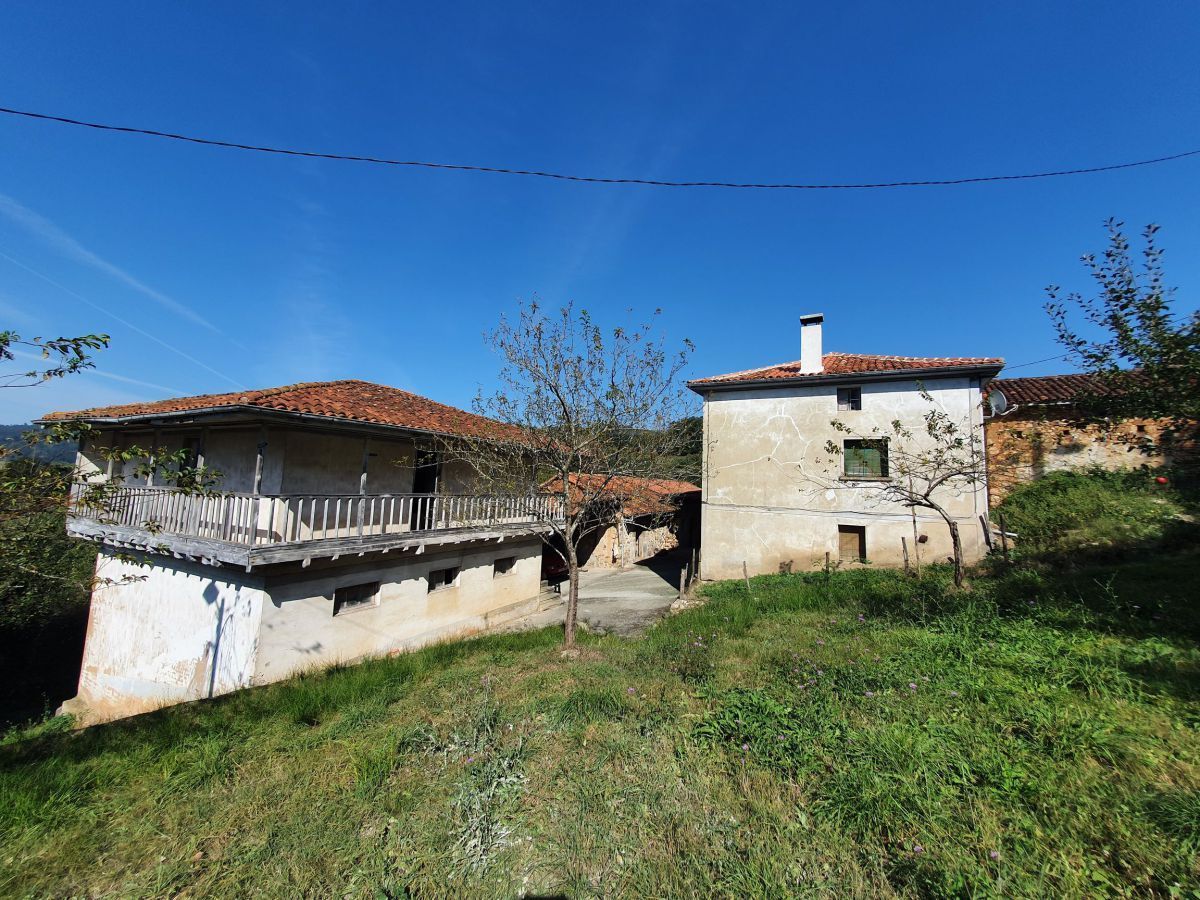 Vista exterior de Casa o xalet en venda en Grado amb Jardí privat i Traster