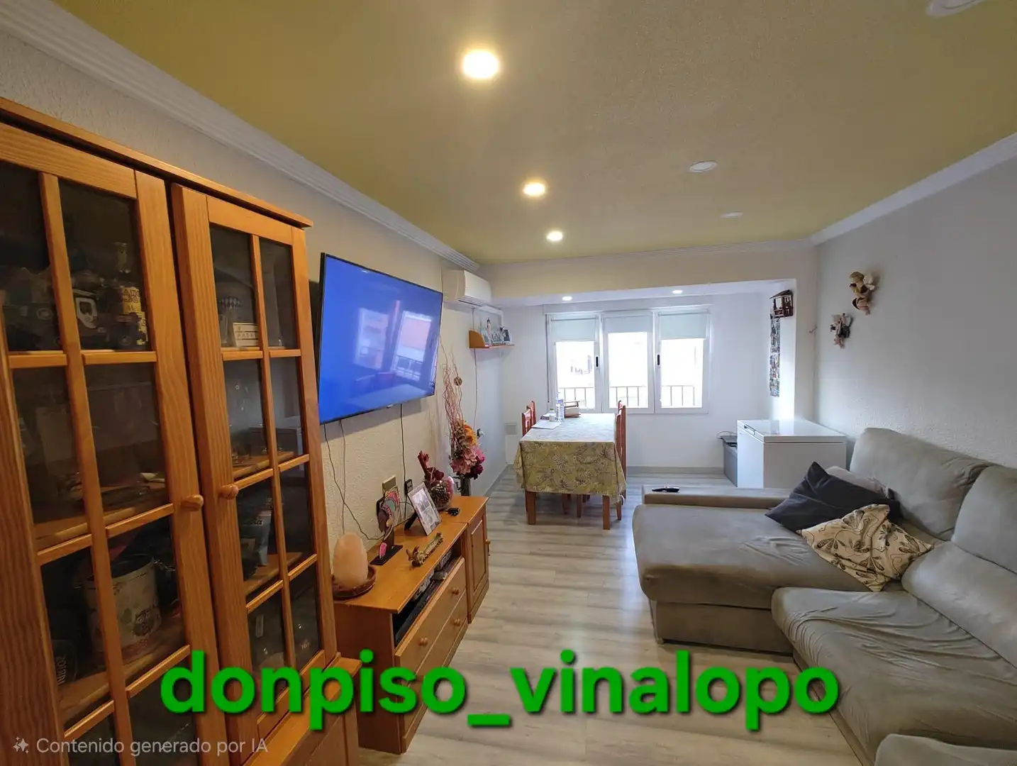 Sala de estar de Apartamento en venta en Petrer con Aire acondicionado, Calefacción y Balcón
