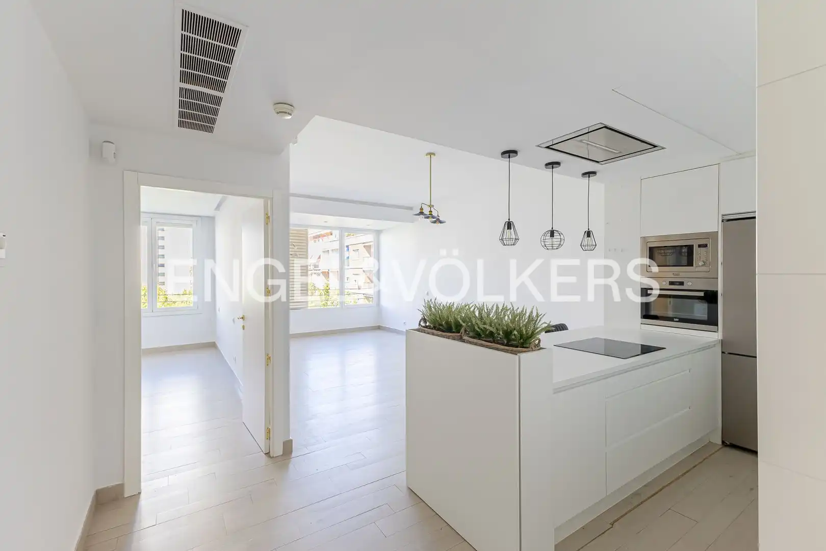 Cocina de Piso de alquiler en Madrid con Aire acondicionado y Calefacción