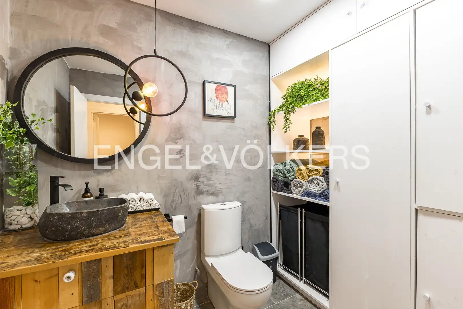Bathroom of Flat for rent in Barcelona  with Air Conditioner, Heating and Private garden