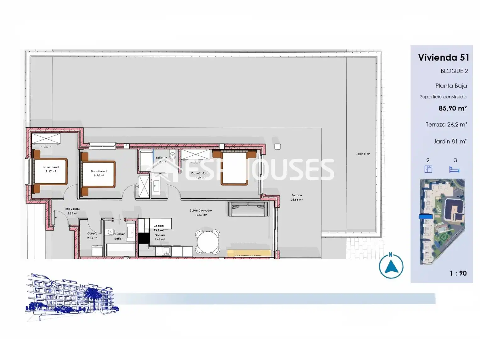 Bajo con terraza en venta en El Raso, imagen 8