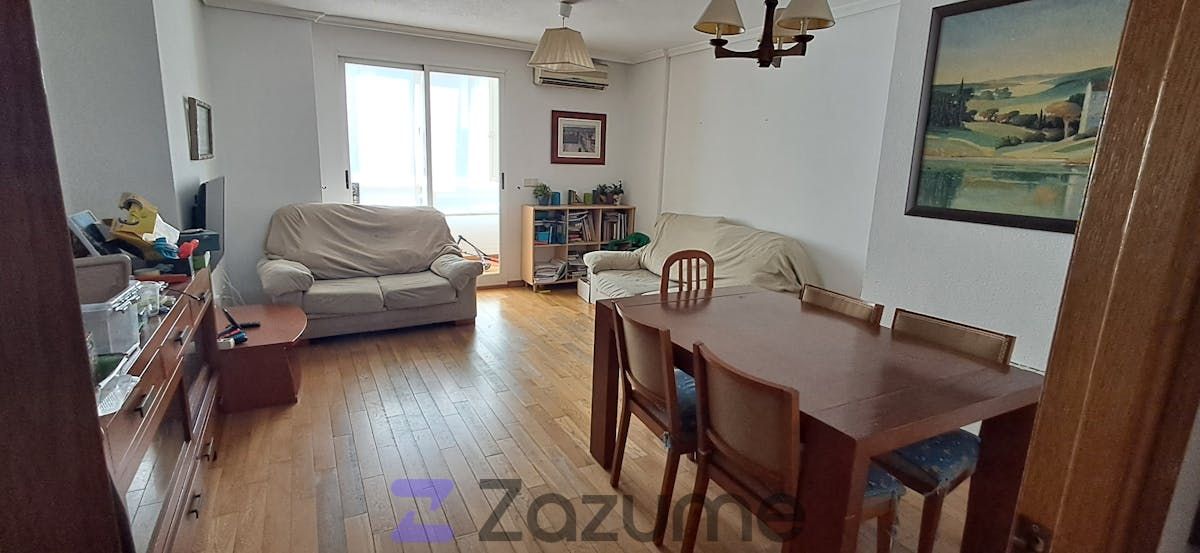 Living room of Flat to rent in Alicante / Alacant  with Air Conditioner, Heating and Private garden