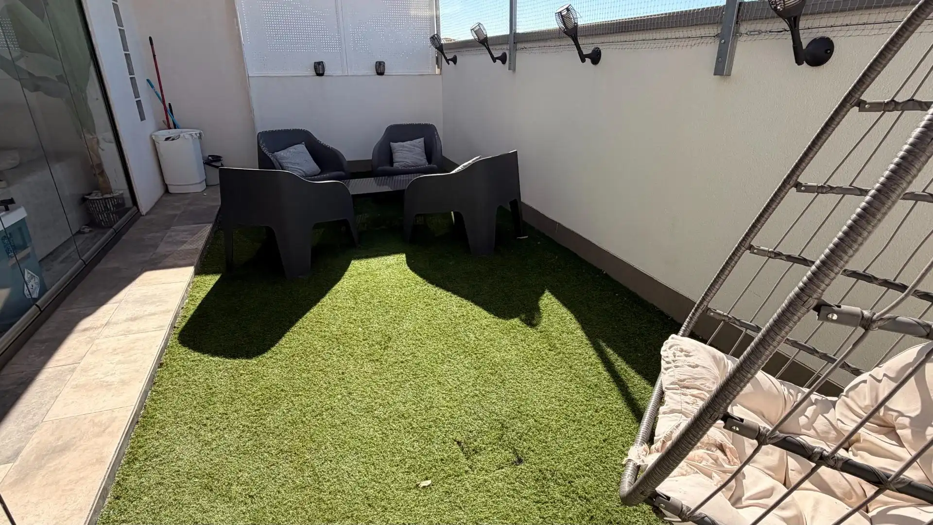 Terrasse von Dachboden zum Verkauf in Elche / Elx mit Heizung, Terrasse und Abstellraum