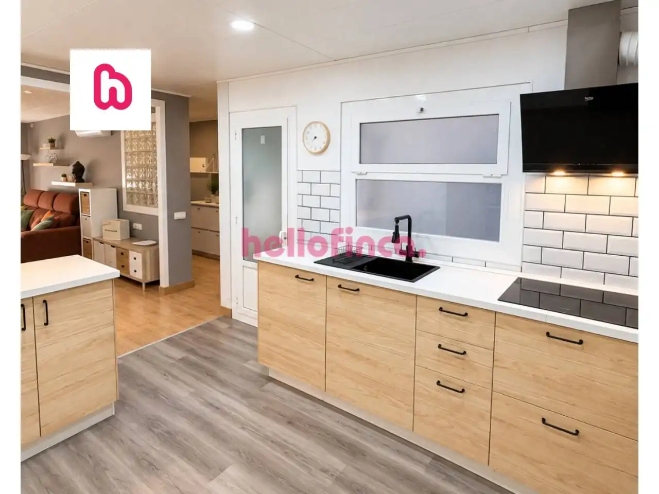 Kitchen of Flat for sale in Terrassa  with Air Conditioner, Heating and Parquet flooring