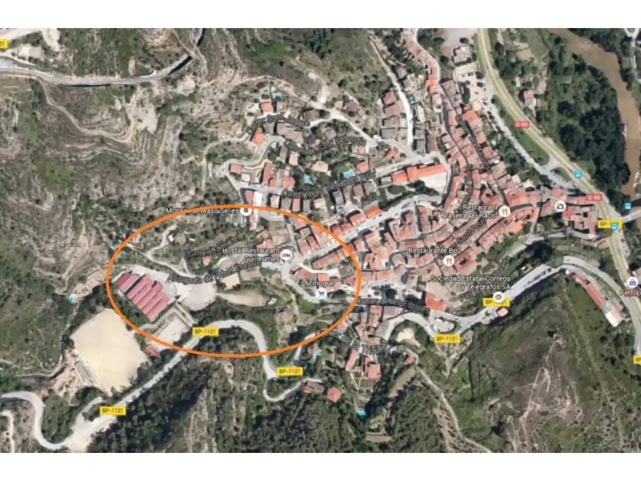 Vista exterior de Terreny industrial en venda en Monistrol de Montserrat