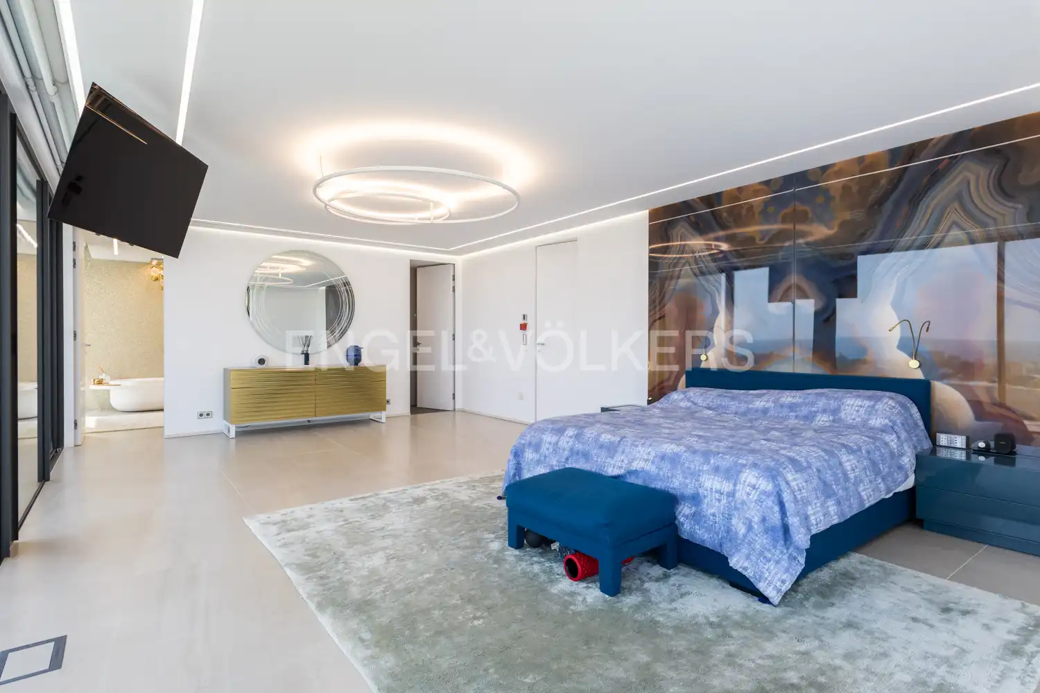 Schlafzimmer von Haus oder Chalet zur Miete in Dénia mit Klimaanlage, Heizung und Privatgarten