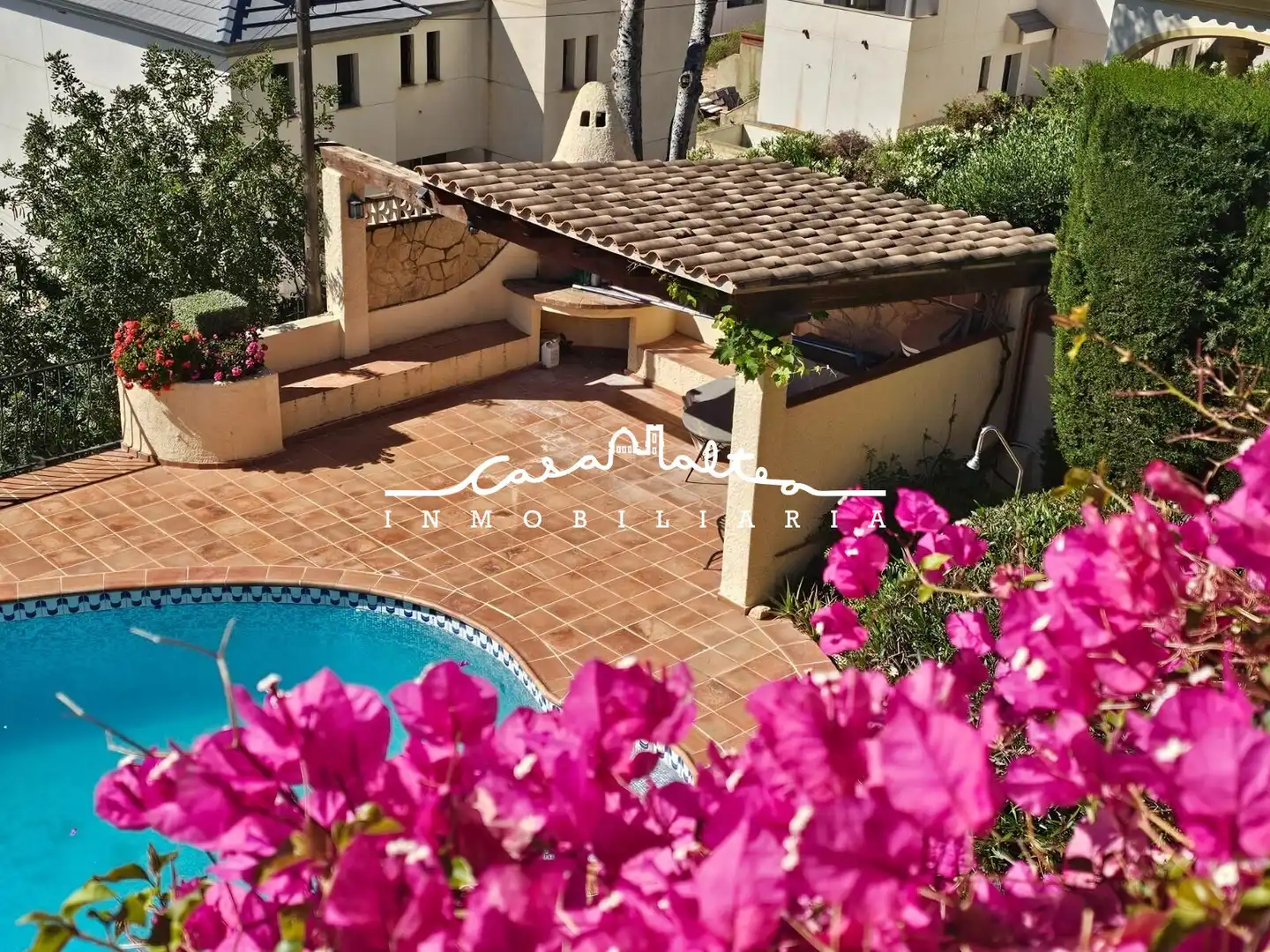 Terraza de Casa o chalet en venta en Altea con Aire acondicionado, Jardín privado y Terraza