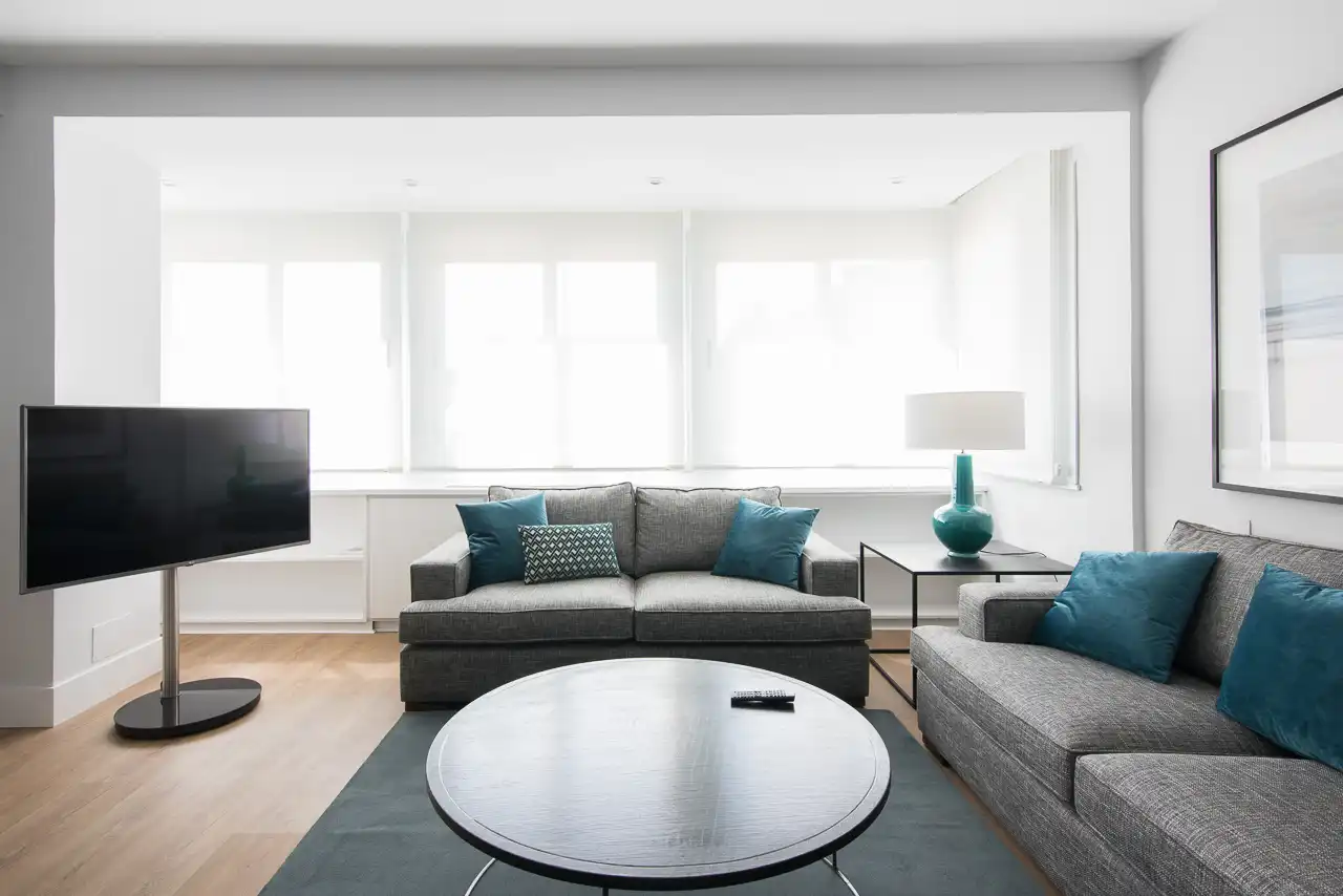 Living room of Flat for sale in Madrid  with Air Conditioner, Heating and Community pool